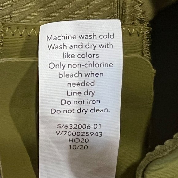 NWOT ATHLETA Advance Bra B-DD Sz 32C Olive Green Adjustable Straps - Picture 4 of 4